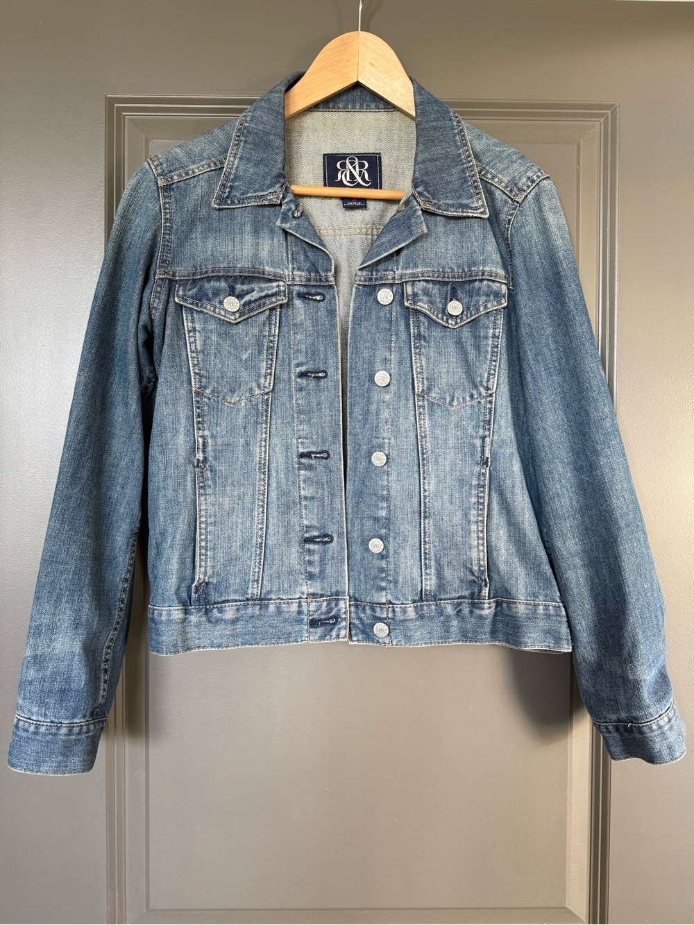 Rock and Republic Blue Denim Trucker Jacket
